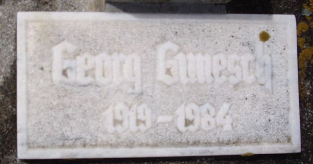 Gunesch Georg 1919-1984 Grabstein